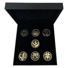 Power Rangers Power Coins 24K Gold Plated Pins Box Set (Exclusive)