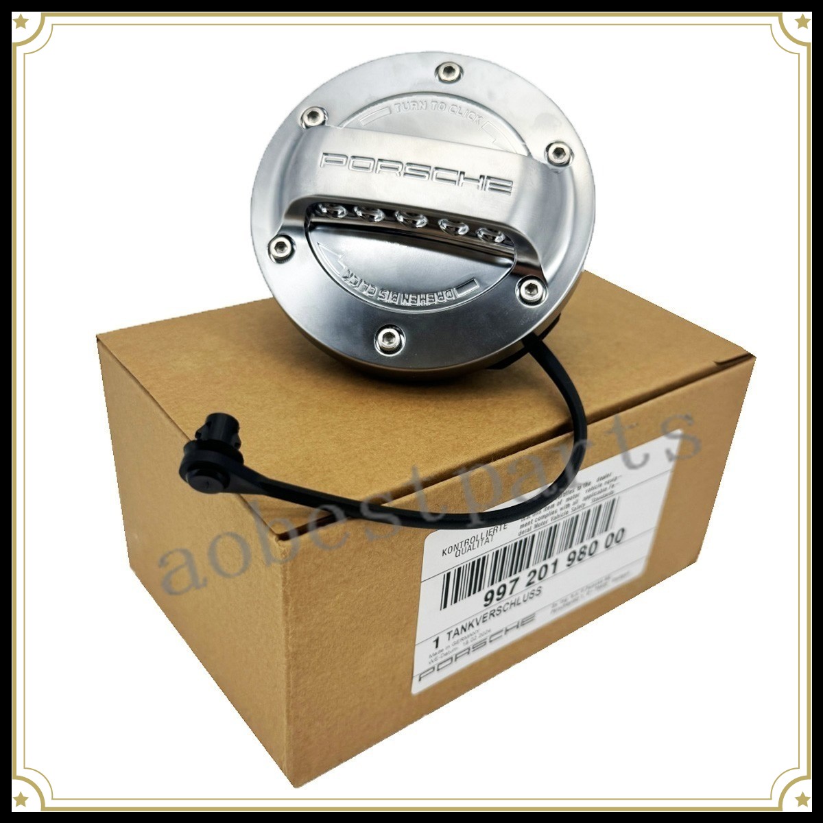 포르쉐 986/996/987/997용 신형 OEM 연료 캡 (플라스틱 재질) 99720198000