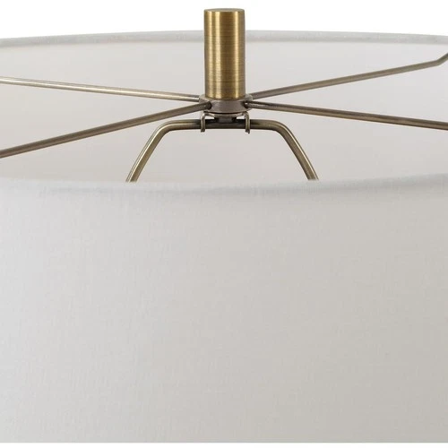 Uttermost 30347-1 Treviso Table Lamp Terracotta and Antique Brass - Picture 2 of 7