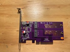 Dual NVME Adapter card