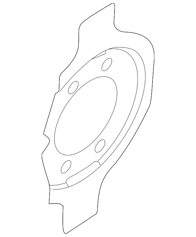 Nissan Altima 2013-2018 genuino - protector contra salpicaduras 41161-3TA5A Foto 2 de 3