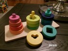 Lovevery TWIST Wooden Stacking Toy Set Preschool Educational Play 2022 complete — photo 4