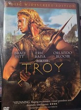 Troy DVD, 2004 Action/Drama Brad Pitt Eric Bana Widescreen Edition