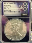 2025 P American Silver Eagle * Eagle Privy * NGC MS70 * Purple Core