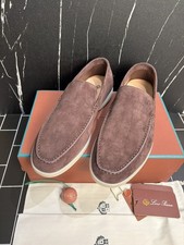 Loro Piana Suede Summer Walk Loafers Men Size...