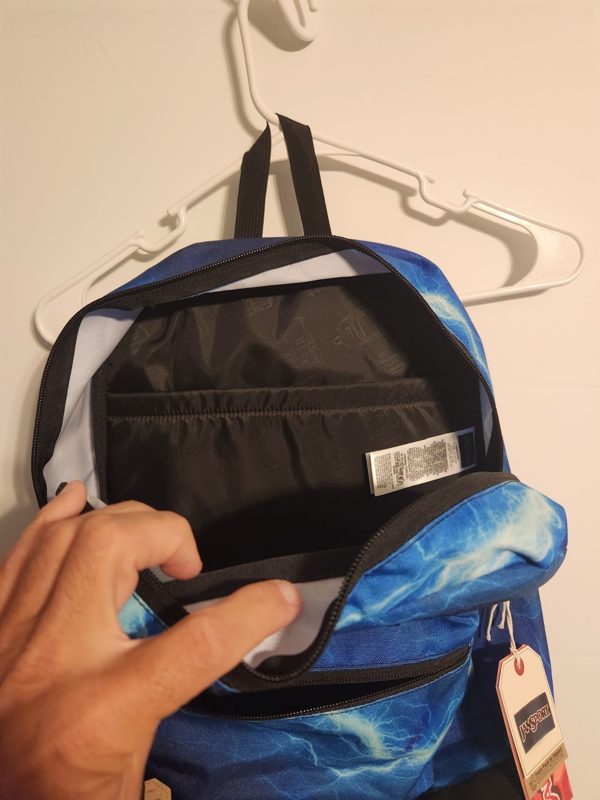 NEW Jansport Its Electric Backpack Water Bottle Pocket 15" Laptop Sleeve