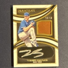Panini 2022 Immaculate Thomas Szapucki New York Mets Auto Patch IBP-SZ 10/10 🔥