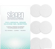 New Sealed Silagen's Clear Silicone Dots (6) 1” X 1”. Reusable