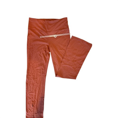 #ad #ad Athleta Elation Split Flare Pant Terracotta Rust High Rise Yoga Leggings Large $26.00