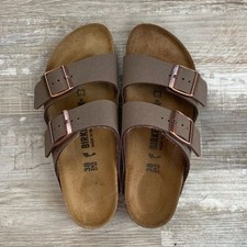 Image of BROWN Birkenstock Arizona Birko-Flor Sandals Regular Shoe