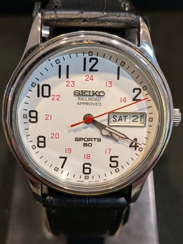 Seiko Men's Vintage Railroad Approved 7n43