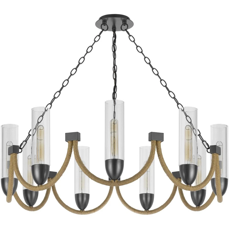 Lámpara de araña Argyle de bronce oscuro CAL Lighting & Accessories FX-3815-9 Foto 3 de 4