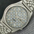 GENUINE VINTAGE SEIKO 5 AUTOMATIC 7009A JAPAN MENS GREY COLOR DIAL WATCH a2413-U