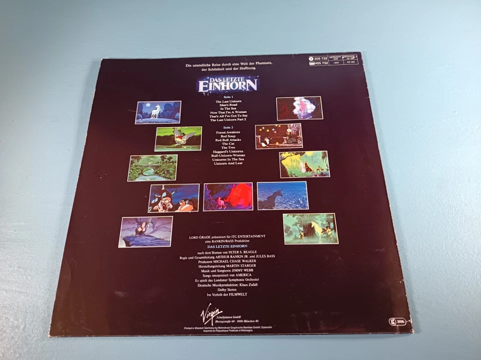 Das letzte Einhorn - The Last Unicorn -Soundtrack-LP - 12" Vinyl LP Schallplatte - Bild 2 von 4