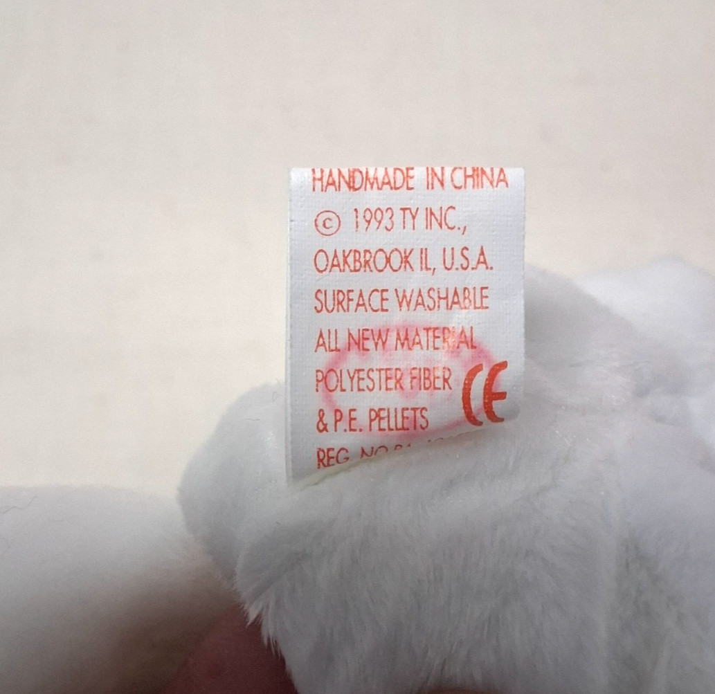 Ty Beanie Babies Valentino & Valentina Valentine's Day Bears New MWMTs thumbnail 3