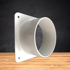 Air Vent Duct Connector Flange Long Lasting Performance Easy Installation