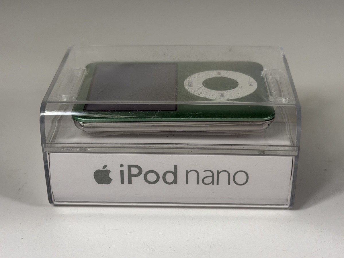 Apple iPod Nano (3rd Generation) 4GB A1236 GREEN - MB261J/A - NEW