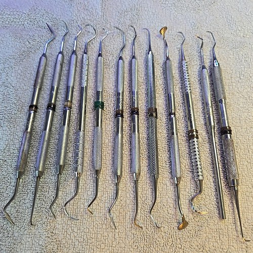 Dental Periodontal Surgery Instrument Handpiece Kit Starlite And More Lot 4