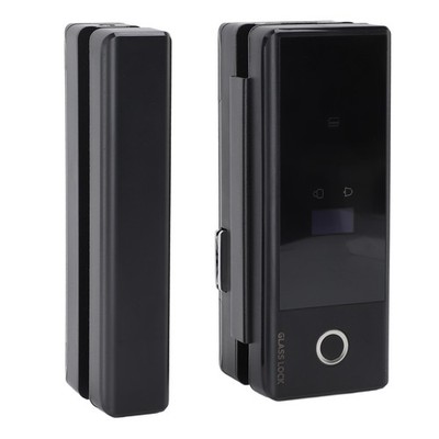 Electronic Glass Door Safety Lock 4 Ways Unlock TYPE C Interface Smart Glass SET
