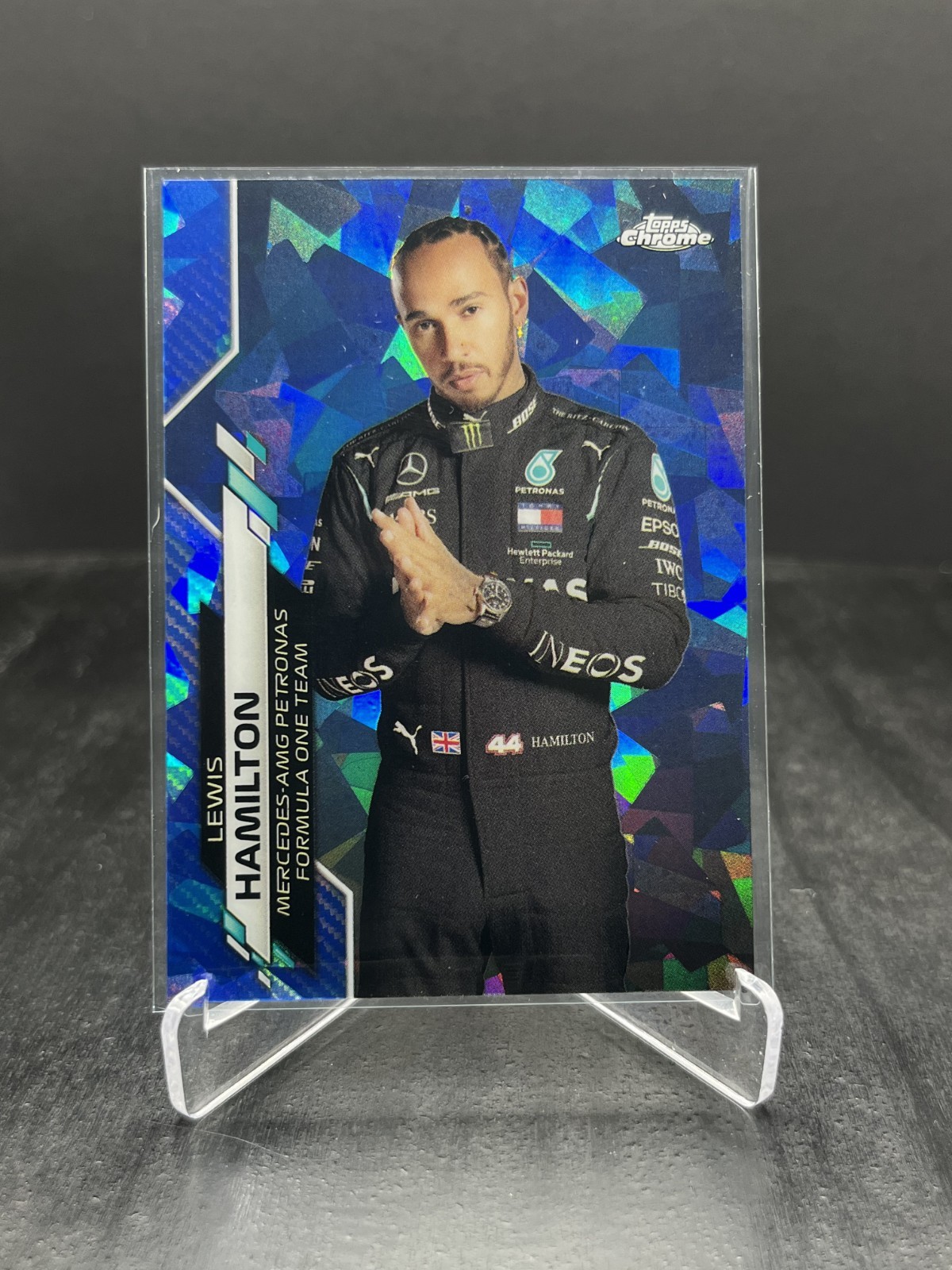Lewis Hamilton 2020 Topps Chrome Formula 1 Sapphire Edition #1