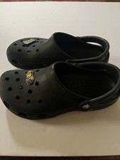 Unisex Crocs Classic Clog Sandals Junior kids Black Junior Sz 6