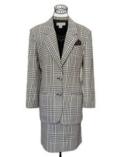 Vintage Jones New York Plaid Skirt Suit - sz 4