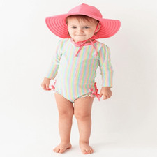 Ruffle Butts RashGuard Swimsuit