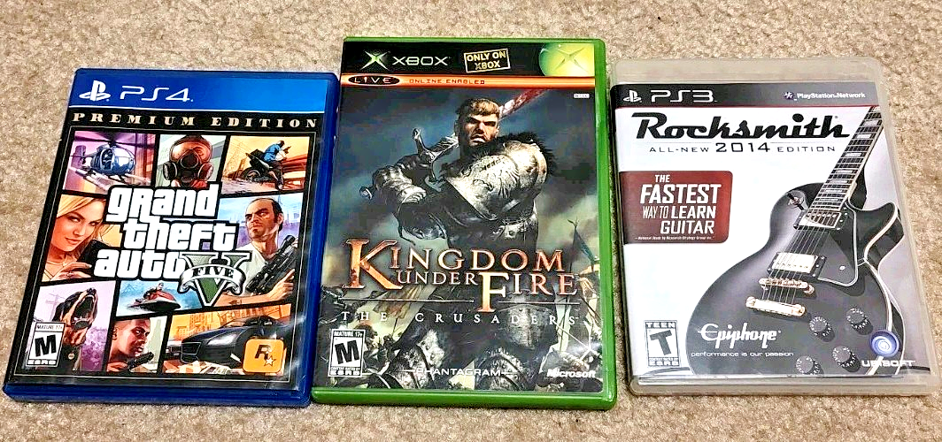 Lot - PS3, PS4, Wii, XBOX, XBOX 360, XBOX One Games, $3-$8 ea