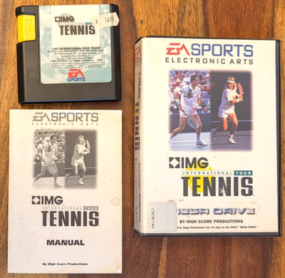 Sega Mega Drive Spiel  - International Tour Tennis - EA SPORTS - Megadrive