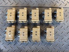 LOT OF 9 ATLANTIC SIGNAL INVICTUS SS DUAL LEAD FOR PELTOR COMTAC V PTT HEADSETS