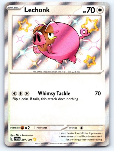 Lechonk SV: Paldean Fates 207/091 NM