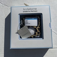 iPod Nano Liz Claiborne Wristlet Case Leopard Print 4GB 8GB Models - NEW NOS Vtg