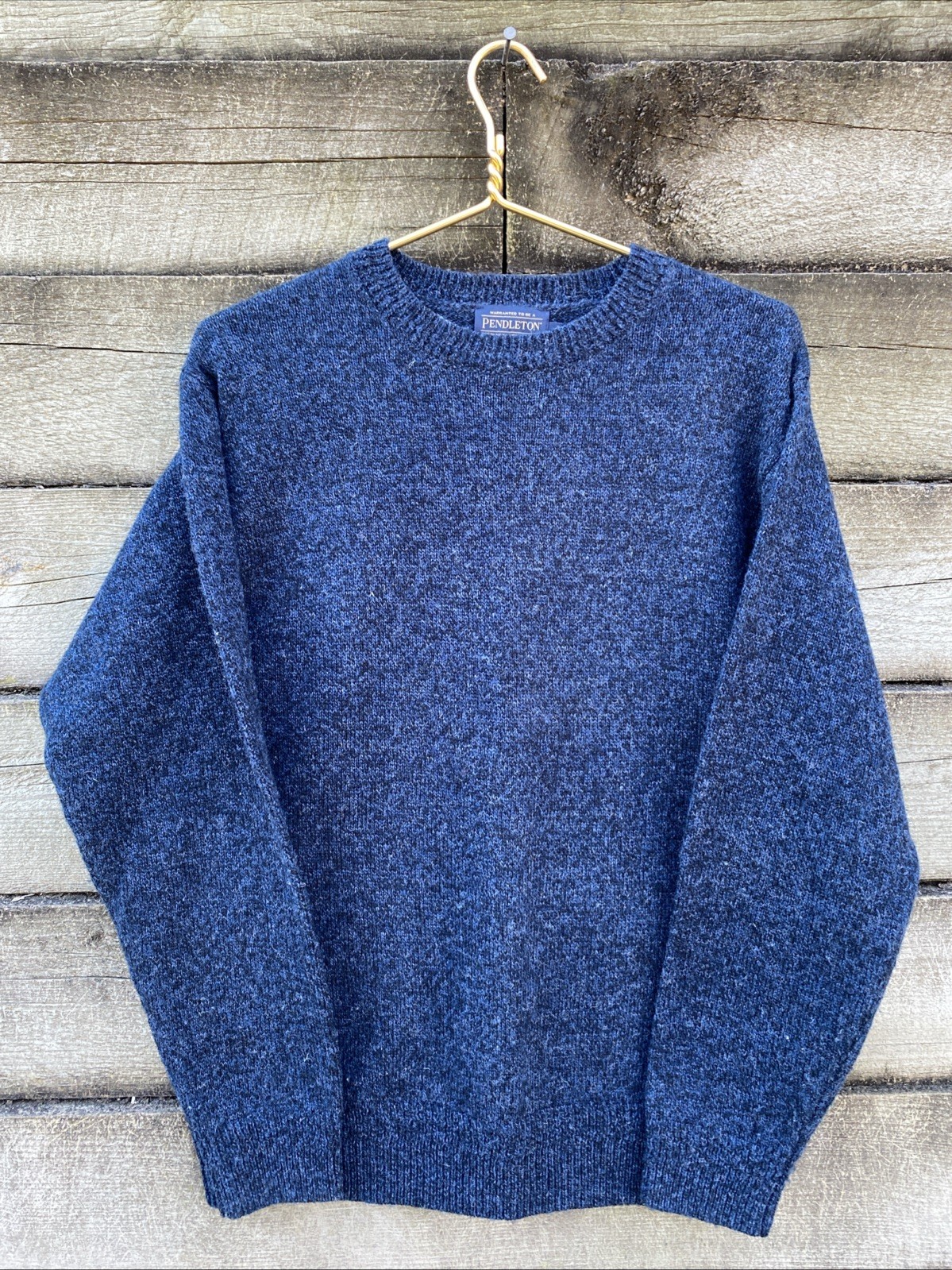 Pendleton Shetland Wool Pullover Men Crewneck Swe… - image 1