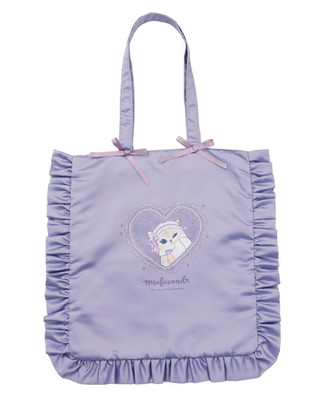 mofusand Ballet Core Tote Bag Laveribo Nyan Purple