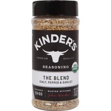 kinders seasoning the blend salt pepper garlic 12.25 oz