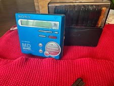 Sony MD Walkman mz-r70 - Blue Bundle with 10 minidiscc