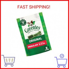Greenies Veterinarian-Recommended Adult Natural Dental Dog Treats Regular Size,