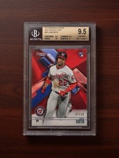 2018 Bowman's Best - Juan Soto #29 Red Refractor /10 (RC) BGS 9.5 🔥