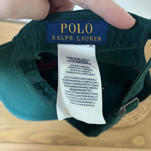 Gorra de baile Polo Ralph Lauren Big Pony 3 verde granate unisex - Imagen 5 de 6