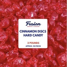 Cinnamon Discs Hard Candy - Bulk 2 Pounds 2 Pound, Red