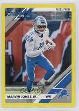 2019 Panini Donruss Press Proof Yellow Marvin Jones Jr #92 1u6