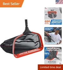 ProTuff 19" Fine Pool Net – Ultimate Skimming Efficiency with Lifetime "490 P...