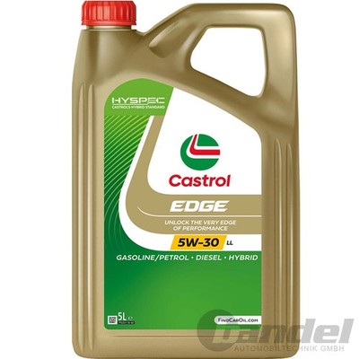 CASTROL EDGE FST 5W-30 LL 5 Liter Motoröl Öl passend für VW 504.00 / 507.00