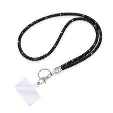 Fashion 31.5" Sparkle Crystal Neck Lanyard,Exclusive Bling ID Badge Holder,Rh...