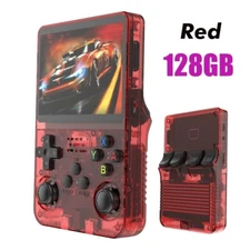 128G R36S Retro Handheld Video Game Console Linux System 3.5 Inch IPS Screen R35