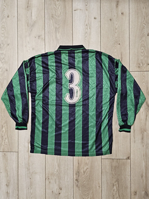 SWORDS CELTIC VINTAGE SOCCER JERSEY 9Os FOOTBALL SHIRT LONG