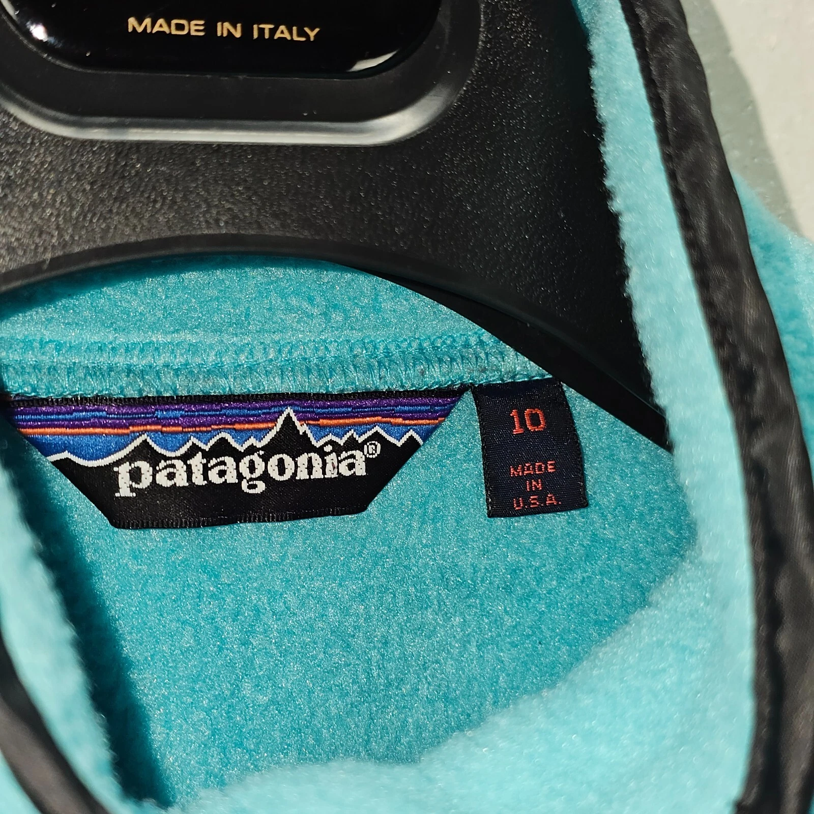 patagonia vintage 90's fleece snap-t button pullover jacket
