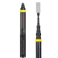 3m 9.8ft Carbon Fiber Invisible Selfie Stick for Insta360 ONE X4 X3 X2/ONE RS...