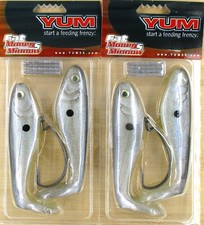 (2) Packs Yum 5 Fat Money Minnow Swimbaits Ho...