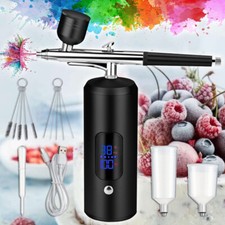 Airbrush Set Spritzpistole mit Kompressor 38PSI Airbrushpistole Lackierpistole